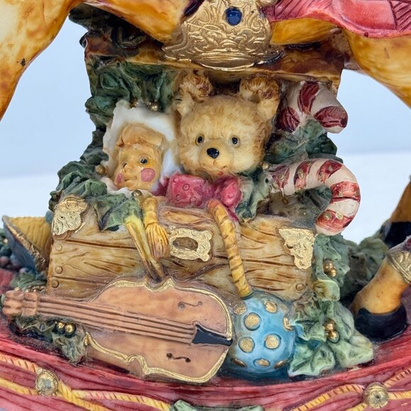 Vintage Windsor Collection Musical Rocking Horse Figurine Jingle Bells Christmas - Picture 3 of 14